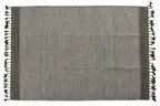 Tappeto moderno Dallas, stile kilim, 100% cotone, beige, 200x140cm