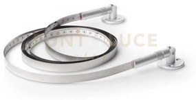 Supporto per strip led tesi 5000 mm 20 mm acciaio