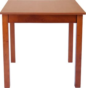 Tavolo fisso in legno con gamba quadrata RISTORANTE misura 80x80 CILIEGIO