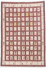Kilim Tappeto 290 x 200 Beige (Iran) Annodato A Mano