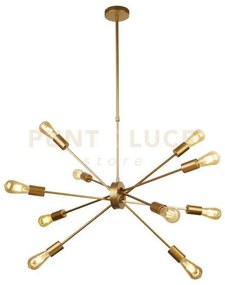 Ciondolo alpha 10lt - metallo dorato