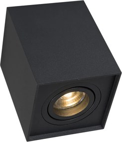 Faretto smart nero orientabile con WiFi GU10 - Quadro Up