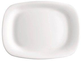 Teglia da Cucina Bormioli Rocco Parma Rettangolare Bianco Vetro (20 x 28 cm) (24 Unità)