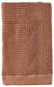 Asciugamano in cotone arancio-marrone 50x100 cm Classic - Zone
