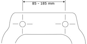 Sedile per wc bianco con chiusura facilitata , 44,5 x 37 cm Rieti - Wenko