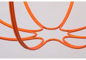 Rabalux 72034 - Lampadario a sospensione con filo SVENS 1xE27/60W/230V nero/arancione