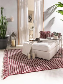 benuta Pure Tappeto realizzato con materiale riciclato Morty Rosso 160x230 cm - Tappeto design moderno soggiorno