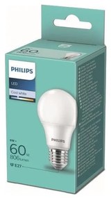 Lampadina LED Philips A60 E27/8W/230V 4000K
