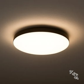 Plafoniera LED da bagno con sensore MAYA LED/13W/230V IP44 nero