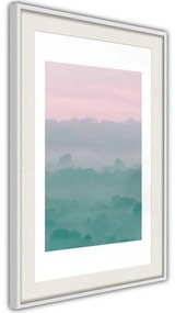 Poster  Morning Fog  Cornice Quadri Cornice nera con pass-partout, Larghezza x Altezza Home decor 20x30