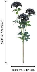 Eglo 428373 - Fiore artificiale ETAYA 56 cm blu/verde