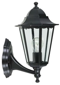 Applique Esterno Sawyer Alluminio Nero Su 1 Luce E27 Ip44