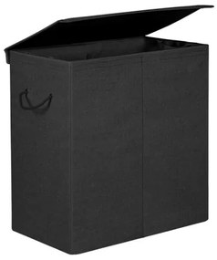 Cesto porta biancheria NASH nero