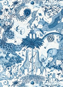 Clarke & Clarke Carta da parati Paradise Lost - Ink
