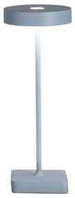 Lampada tavolo senza fili LED ricaricabile USB touch TAP Blu avion 12x32 cm