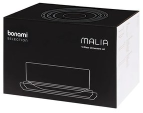 Set di 18 piatti in gres color salmone Malia - Bonami Selection