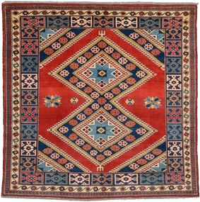 Kazak Tappeto 180 x 180 Beige (Pakistan) Annodato A Mano
