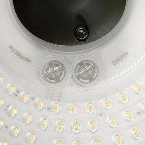 Lampione LED Circolare Nero 30W 50W 70W IP65 CCT Bianco Variabile Colore Bianco Variabile CCT