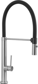 Rubinetto da cucina Rea Viera nickel brush