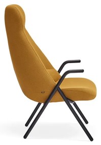 Poltrona gialla , altezza 114 cm Dins - Teulat