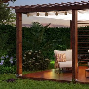 Rabalux 77047 - Catena solare LED RUPIT 10xLED/0,6W/1,2V IP44