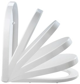 Sedile WC con chiusura Easy-Close (automatica) 34,5 x 45,5 cm Palma – Wenko