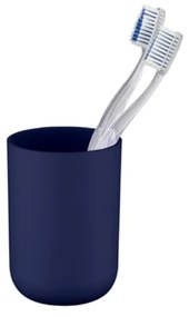 Bicchiere per spazzolino blu scuro Blu scuro Brasil - Wenko