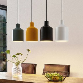 Lampada a sospensione Tirane Lindby, dimmerabile, Nero, Soggiorno / Sala da pranzo, Metallo, Moderno, Lampada a sospensione