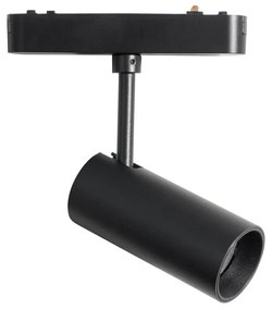 Faretto moderno nero per sistema binario monofase 9W 3000K - Magnetic Gert