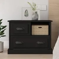 Comodino Nero 60x39x45 cmcod mxl 105883