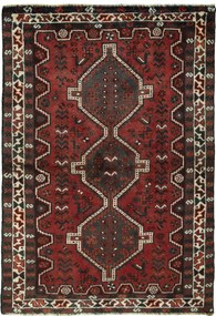 Shiraz Tappeto 160 x 110 Rosso (Iran) Annodato A Mano