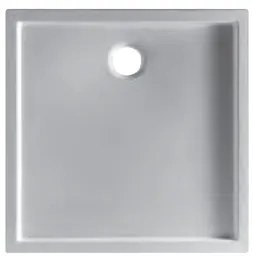 Minimo Piatto Doccia Antiscivolo 80x80 Bianco Lucido