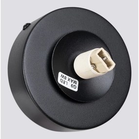 Lampada da parete bianca e nera Blaze – Sollux