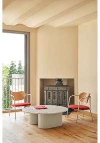 Tavolino da salotto color crema 110x111 cm Totem – Teulat