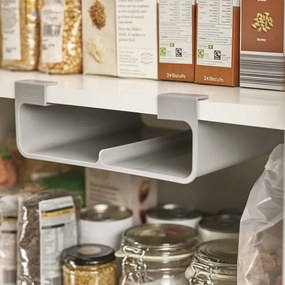 Organizer a sospensione in plastica grigia per alluminio e carta da cucina CupboardStore - Joseph Joseph