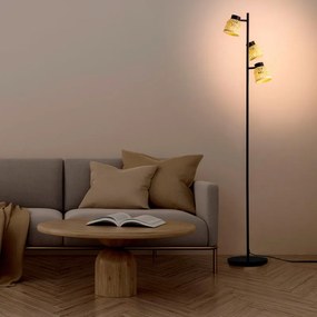 Lampada da terra Ninon in rattan, H 160 cm, E14 3xMAX28W INSPIRE