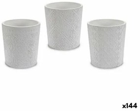 Vaso Modello Bianco Ceramica 12,3 x 12 x 12,3 cm (144 Unità)