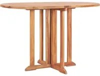 Tavolo Pieghevole Farfalla 120x70x75 cm in Massello di Teak 49002