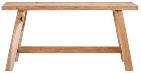 Panca da giardino marrone in legno massiccio Barcelona – House Nordic