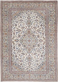 Kashan Tappeto persiano 200 x 290 Grigio (Iran) Annodato A Mano