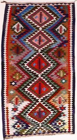 Kilim Tappeto 150 x 280 (Iran) Tessuto A Mano