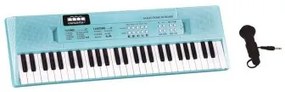 Pianoforte Educativo Apprendimento Reig Azzurro Microfono