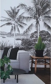 Fotomurale ESTA Palme, nero 418X280 cm