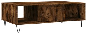 Tavolino da salotto rovere fumo 104x60x35 cm legno multistrato