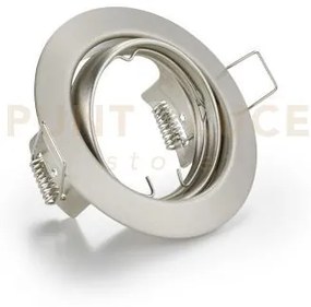 Jura faretto da incasso rotondo orientabile acciaio d. 8,3cm attacc...