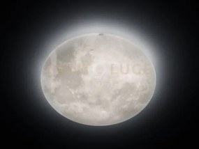 Lunar plafoniera led 40w 4620lm, 3000k con fasi lunari regolabili c...