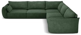 Divano angolare verde scuro (variabile) Vanda - Mazzini Sofas