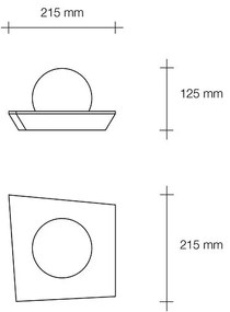 Cicladi soffitto 1 luce