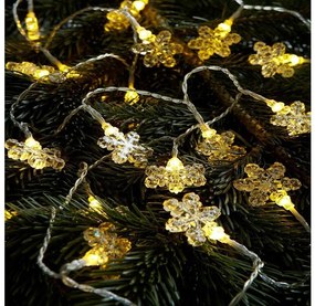 Markslöjd 702937 - Catena di Natale a LED BJÄLLRA 20xLED/3xAA 2,2m bianco caldo