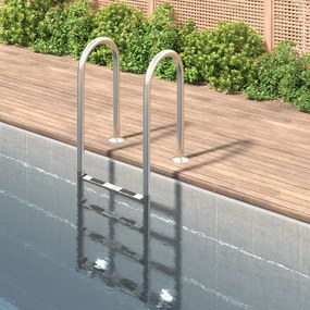 Scala Per Piscina 54x38x184,5 Cm Acciaio Inox 304 /